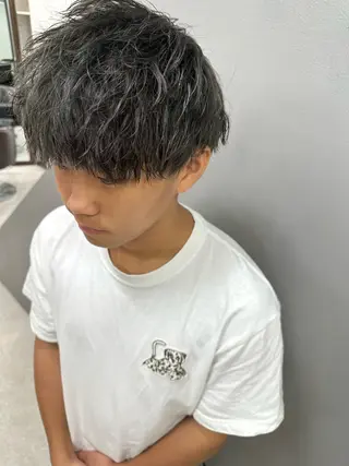 カラー パーマ Agu hair act 姫路駅前おみぞ筋店所属・カワモト ソウタのヘアスタイル