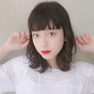 セミロング 🤍淡色ピンク&ラベ ンダーYUKI🤍のヘアスタイル