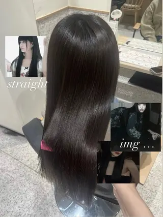 ロング 髪質改善&艶カラー/ ほんだあみ (♡)のヘアスタイル