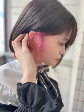 ショート Matina hair所属・原 千景のヘアスタイル