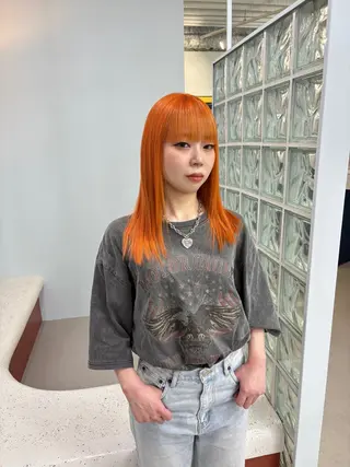 カラー qulim hair所属・【qulim】松尾 香透のヘアスタイル