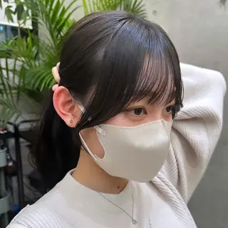 ロング SALOWIN原宿AROA店所属・顔まわり神カット✂︎ 齋藤雄大【表参道】のヘアスタイル