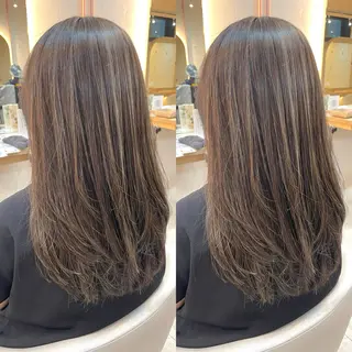 ロング カラー ブリーチ無しダブル カラー🦕まどかのヘアスタイル