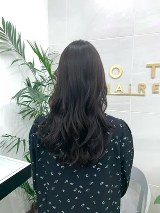 セミロング カラー 本格ヘッドスパ🌿 ×ヘア　佐藤のヘアスタイル