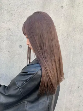 ロング カラー まろやか透明感カラー ♡MANAのヘアスタイル