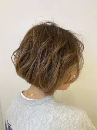 ショート 長井 麻帆のヘアスタイル