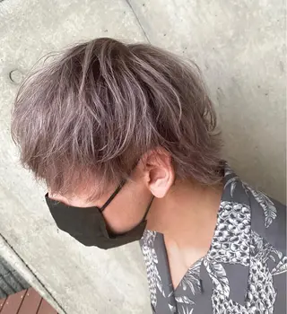 ショート カラー ヘアアレンジ メンズ 🐺ウルフの神🐺 /カラー/けいすけのヘアスタイル