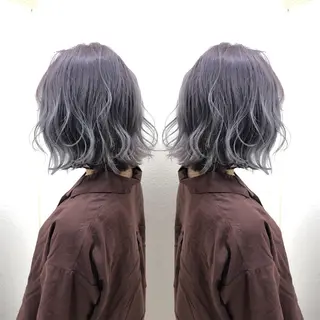 ミディアム カラー 髪質改善特化サロン ICONIQ天神店のヘアスタイル