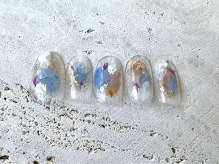 ネイル 💙0203 munimusanのネイルデザイン