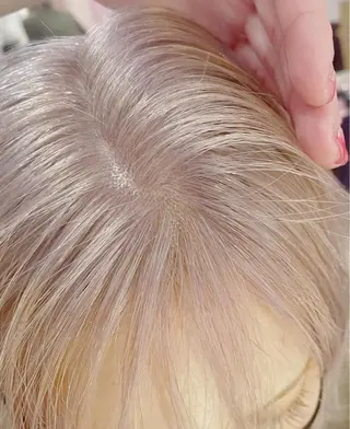 セミロング ❄️💛エクステ ブリーチ❄️yukiのヘアスタイル