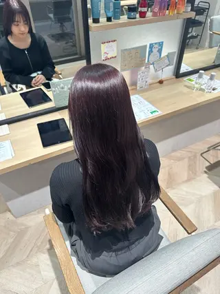 ロング 小澤 真帆のヘアスタイル