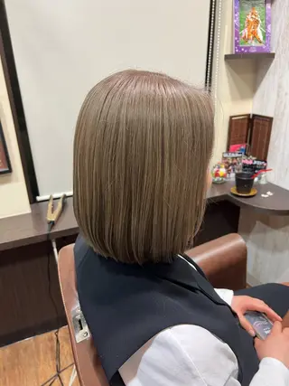 ミディアム カラー 【縮毛矯正/カラー】 今野寛己のヘアスタイル