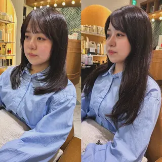 ミディアム EMANON 大宮ANNEX所属・レイヤーカット/韓国 /chihiroのヘアスタイル