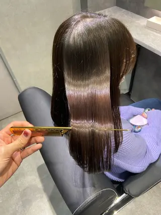 ミディアム 🦉静かに過ごしたい 方、個室席🦉タナカのヘアスタイル