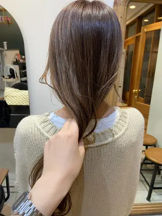 ロング カラー なかむら ゆきのヘアスタイル