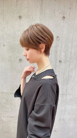ショート ショート特化 阿部聖のヘアスタイル