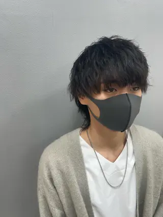 パーマ メンズ Agu hair act 姫路駅前おみぞ筋店所属・カワモト ソウタのヘアスタイル