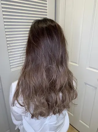 セミロング 渋谷ハイトーン/ デザインカラー阿部のヘアスタイル