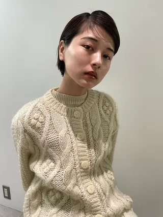 ショート レイヤーパーマ、ボブ 小須田ゆあのヘアスタイル