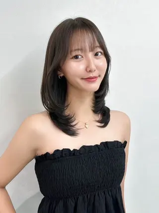 ミディアム Elsa エルサのヘアスタイル