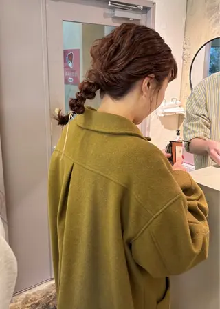 ミディアム ヘアアレンジ 西山 紗耶香🪽 透明感カラー/ボブのヘアスタイル