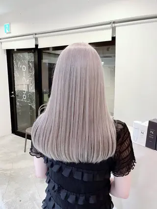 ロング カラー 💗モテ髪 ハイトーンあや💗のヘアスタイル