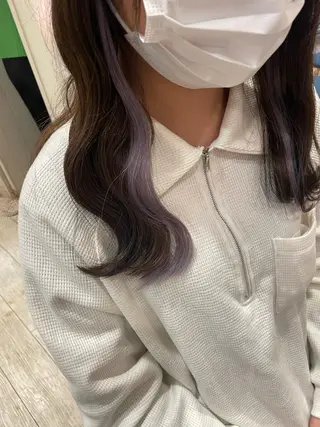 🍪ヨシイハルネ🍪 ラベンダーカラーのヘアスタイル