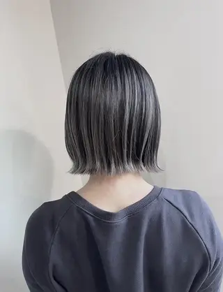 ミディアム ハイライトカラー メンズカット/杉山誠のヘアスタイル