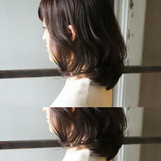 ミディアム カラー RITA Hairs所属・Kawamoto Shinyaのヘアスタイル