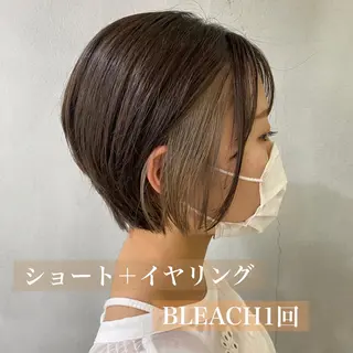 ショート カラー 舟橋 りんかのヘアスタイル