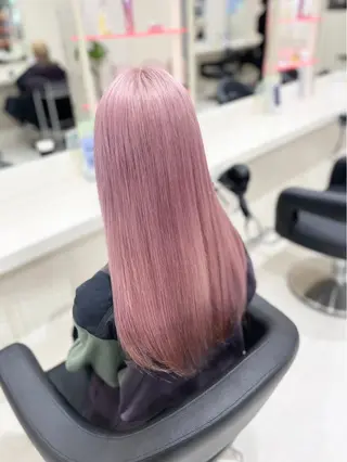 ミディアム カラー 🎀🧁ダメージレス 艶髪カラー🧁🎀のヘアスタイル