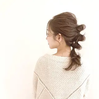 セミロング 梅田💫顔周りカット HIMEKAのヘアスタイル