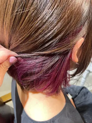 ミディアム カラー le.pidorge Tamaのヘアスタイル