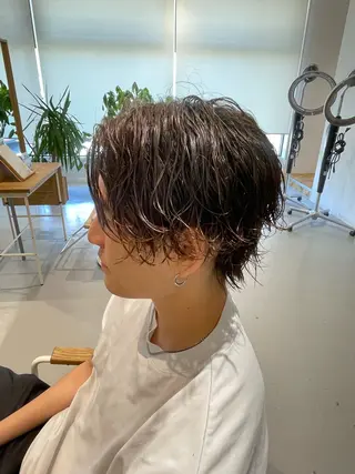 ミディアム 樋口 令惟のヘアスタイル