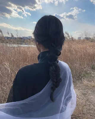 ロング ヘアアレンジ Of　HAIR所属・外山 なつ美のヘアスタイル