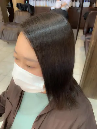 ミディアム 縮毛矯正/髪質改善 飯田公祐のヘアスタイル