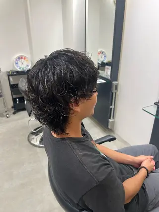 パーマ メンズ fifth神宮前 HIN★T★のヘアスタイル