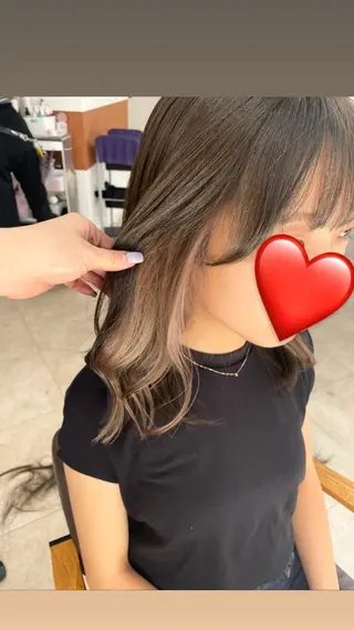 ロング コトネ🫧 韓国風レイヤーカットのヘアスタイル