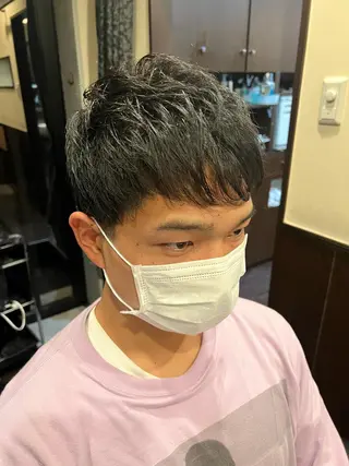 ショート 銀座バルビエグラン 角田雅樹（夜限定）のヘアスタイル