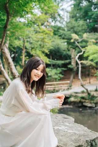 ロング カラー 高浜 夕海のヘアスタイル