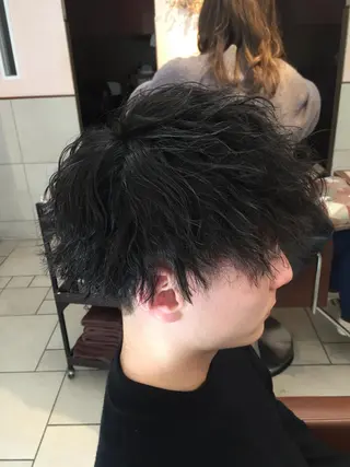 カラー パーマ ヘアアレンジ メンズ メンズパーマの巨匠 鈴木純のヘアスタイル