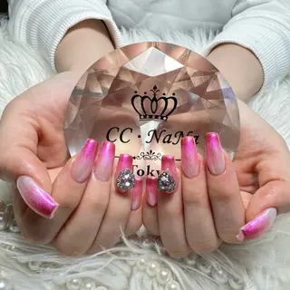 ネイル 💎CC・NaNa 韓国風ネイル🌙Cのネイルデザイン