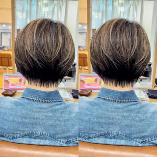 ショート カラー ショートヘア、ボブ こやさん　コヤマのヘアスタイル