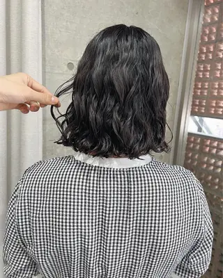 パーマ ボブパーマコテ巻き風 パーマNo1深江秀平のヘアスタイル