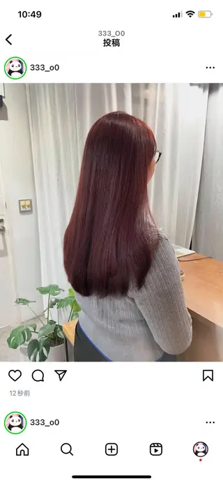 ロング カラー astar所属・kotono🪿 透明感カラーのヘアスタイル
