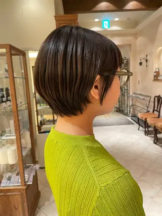 ショート ボブ ホノカのヘアスタイル