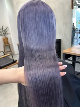 ロング カラー 韓国/ハイトーン/ ボブ🎀MIKU🎀のヘアスタイル