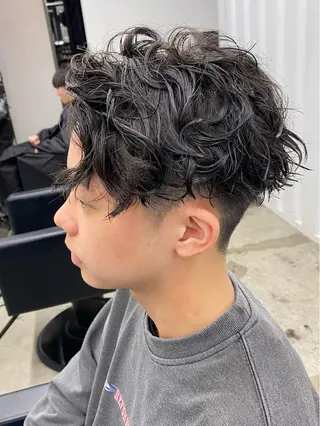 ショート パーマ メンズ ［似合わせヘア］ ✂︎OGURO✂︎のヘアスタイル