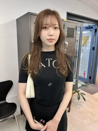 セミロング カラー 樫原裕二 /柔らかいカラーのヘアスタイル