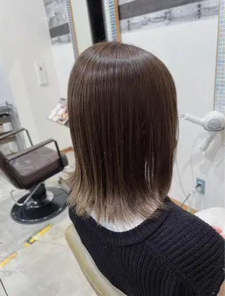 ミディアム カラー ヘアアレンジ キッズ 五反田　美容院☆張 明星☆韓国ヘアのヘアスタイル